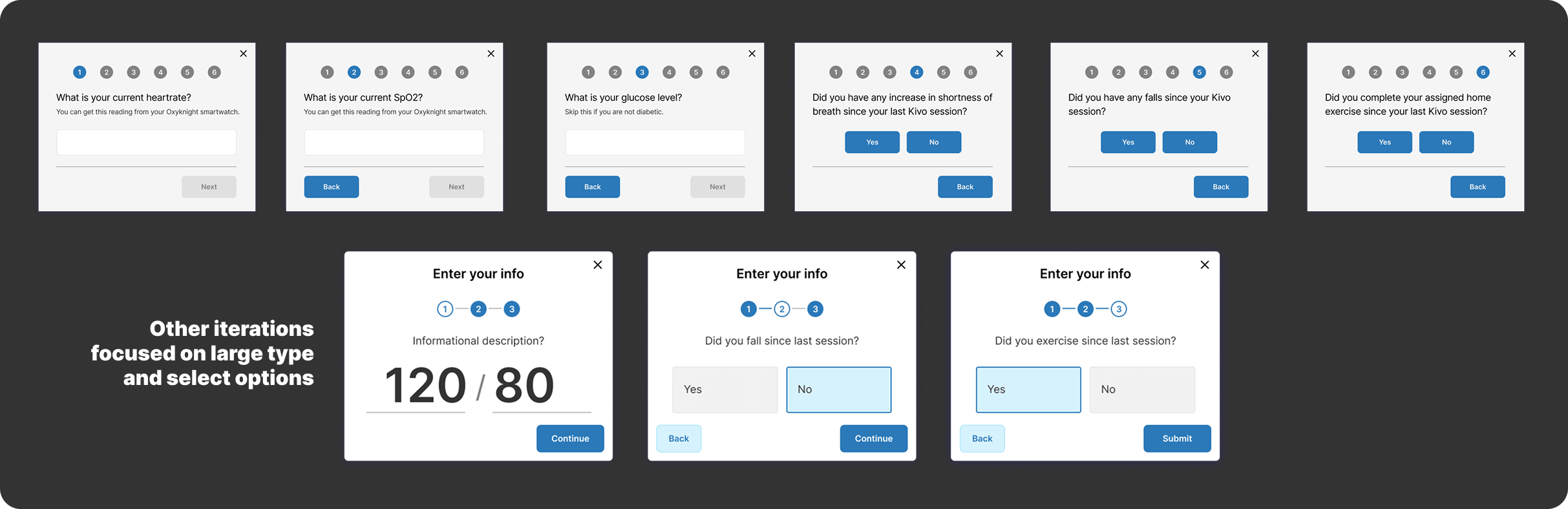 Streamlined pre-session flow