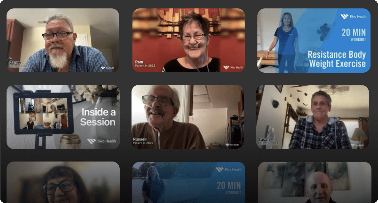 Kivo Health patient testimonial videos