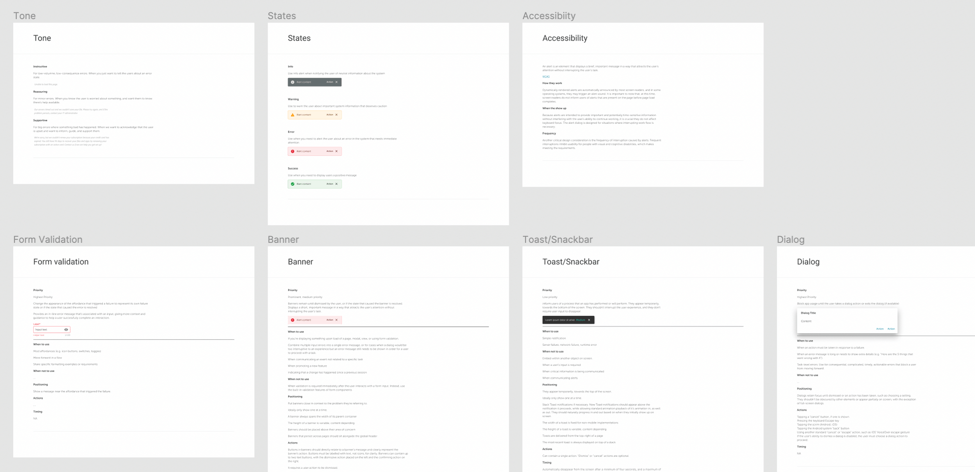 Component documentation for the search component