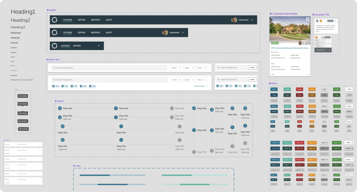 Figma browser showing commonly used design components
